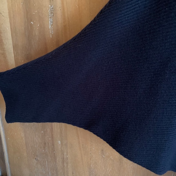 CLOTH NEW Black Ribbed Knit Shrug Sweater Size XS - Picture 7 of 10